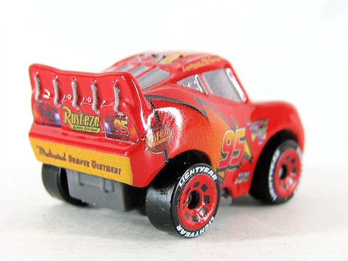 Disney Cars Mini Racers 3-Pack: Lightning McQueen, Vitoline #24 Brick Yardley, Dexter Hoover