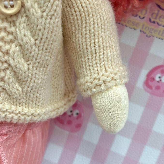 Waldorf Handmade Rag Doll - Personalized Collectors Plush for Kids Birthday Present With Beautiful Box-Caroline 12"