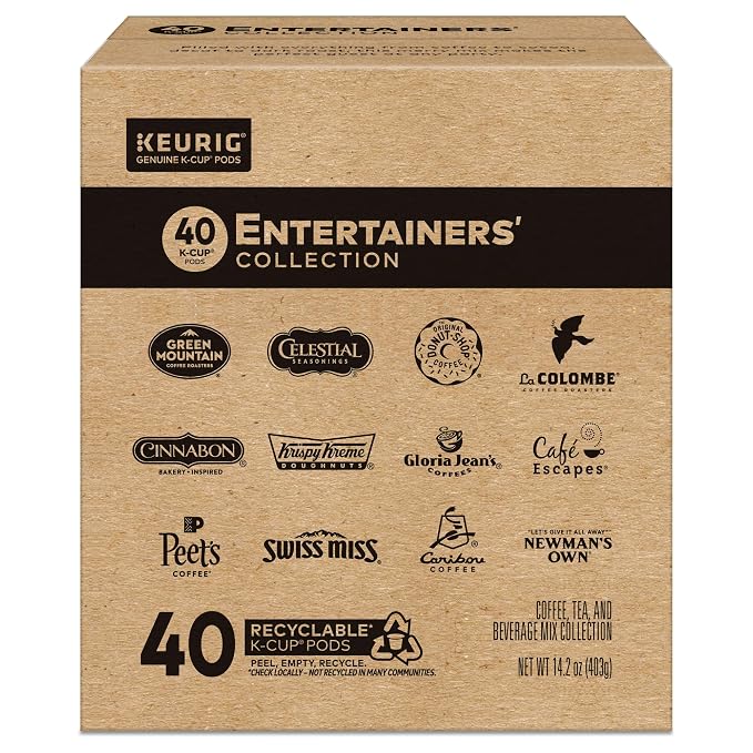 Keurig® Entertainers Variety Pack, Keurig Single Serve K-Cup Pods, 40ct