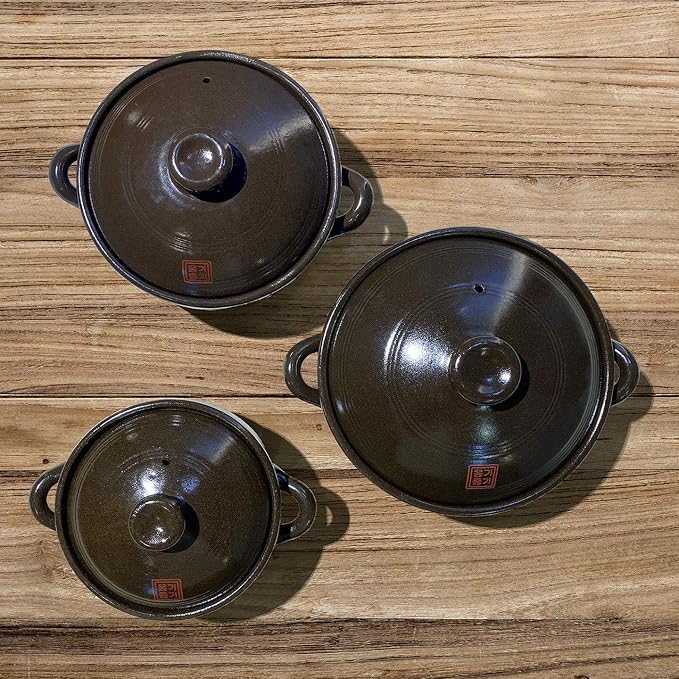 Korean Earthenware Clay Hot Pot (1100ml)