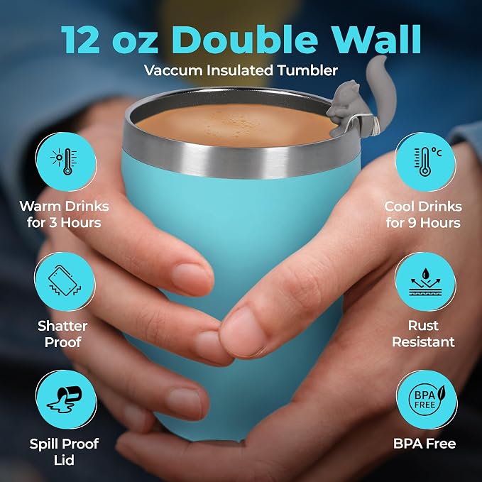 Birthday Gift Set with Stainless Tumbler, Teal