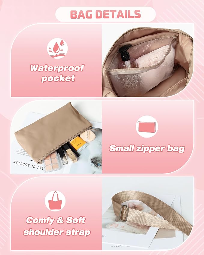 Smasrob Small Gym Bag with Yoga Mat Holder, Wet Pocket and a Separate Pouch, Small Gym Duffle Bag for Women with Detachable Crossbody Shoulder Strap