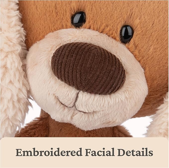 GUND Take-Along Friends, Masi Puppy Dog Plush Stuffed Animal for Ages 1 and Up, Brown/Cream, 15"