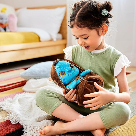 DISNEY STORE Official Babies Collection: Na'vi Plush in Swaddle with Detailed Plush Features - Official Soft Toy - Stuffed Animals for Babies - Perfect for Fans & Kids