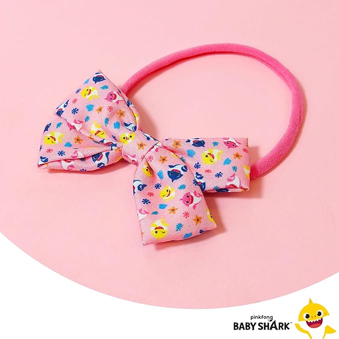 LUV HER Adorable Baby Headband Bows - Soft Elastic Newborn Girl Essentials - Colorful Printed Headbands for Baby Girls