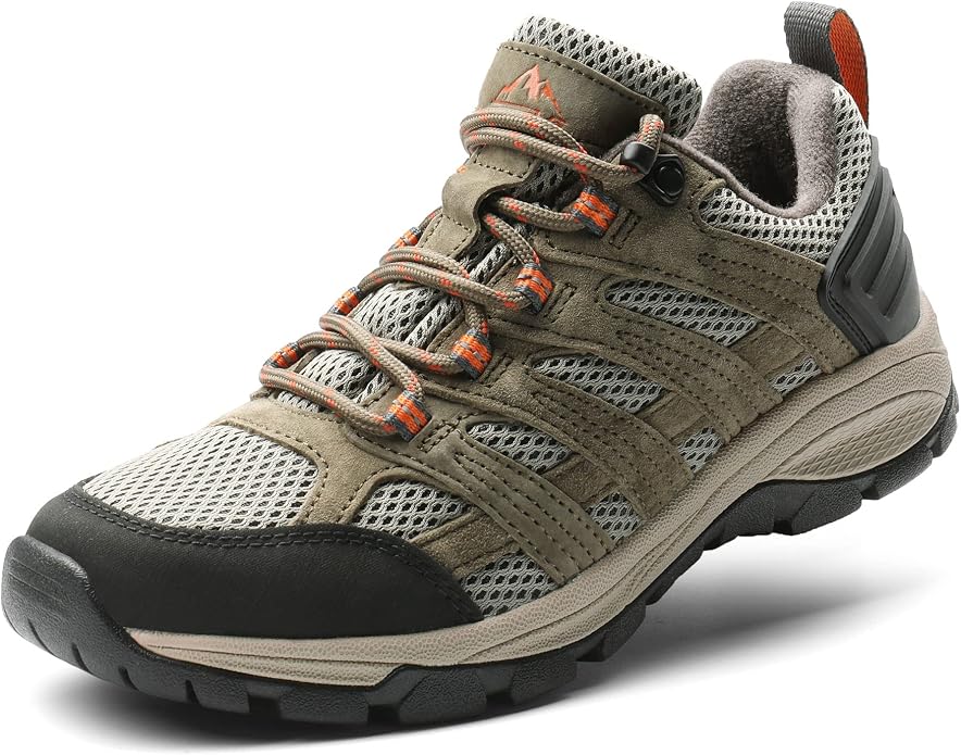 NORTIV 8 Women's Lightweight Hiking Shoes | Breathable Walking Sneakers Slip-Resistant For Outdoor Work Travel Daily Wear Wander