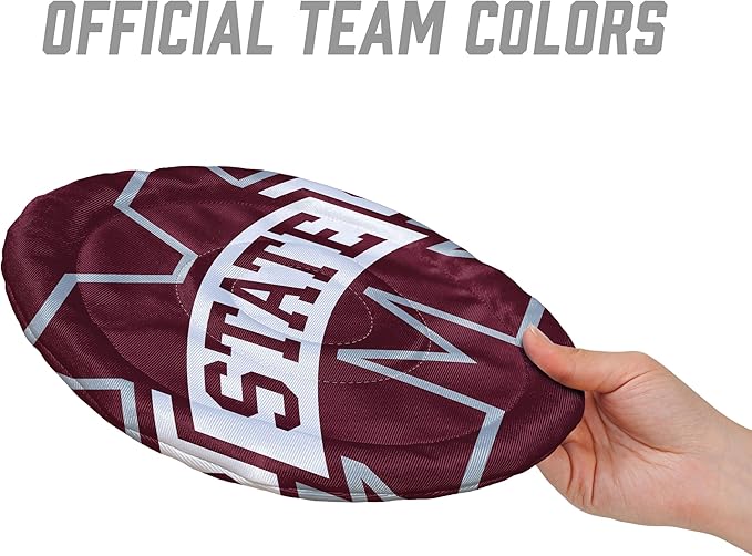 YouTheFan NCAA Mississippi State Bulldogs Flimzee Bean-Bag Flying Disc