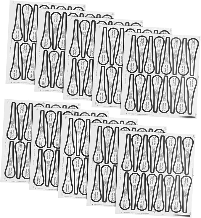 Lurrose 100pcs Protective Stickers for Swimwear Adhesive Panty Liner Decals No Harm to Skin