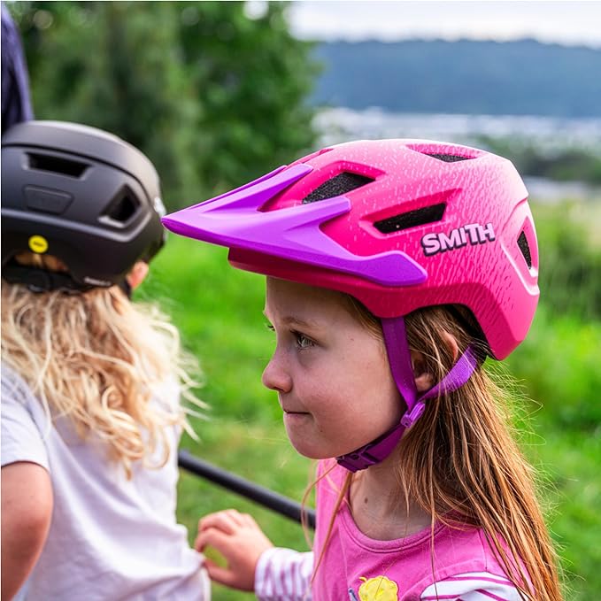 Smith Sidekick Jr Children' s Cycling Helmet – Kids MTB Bike Helmet with MIPS Technology – Lightweight Protection for Boys + Girls – Integrated Visor