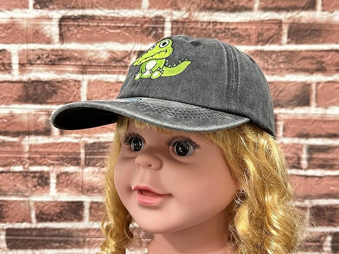 Embroidered Animal Baseball Hats for Boy and Girl