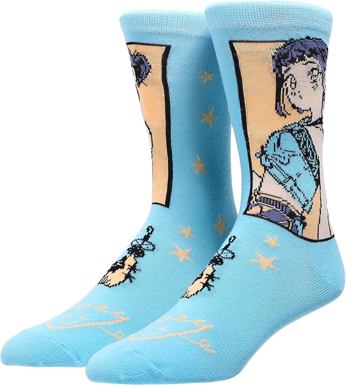 Bioworld KPop Demon Hunters Hunter/X & Derpy 5-Pair Pack Casual Crew Socks