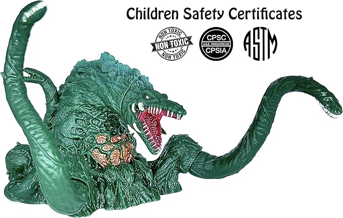 TwCare Biollante vs Godzilla Toy Action Figure: King of The Monsters, Movie Series Movable Joints Soft Vinyl, Travel Bag
