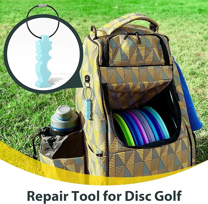 Repair Tool for Disc Golf, Flying Disc Maintenance Accessory for Training and Competition, Scratch Stains Fix Tool, Practical Gift for Golf Players Flying Sport Enthusiasts