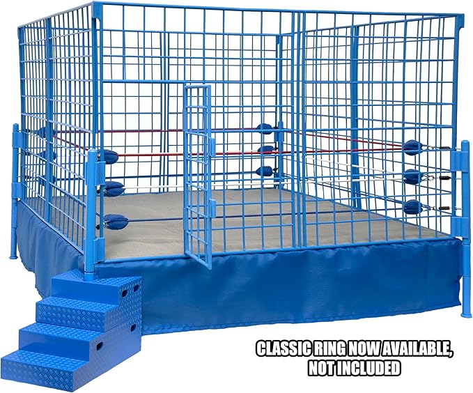 Figures Toy Company Classic Steel Cage Wrestling Playset