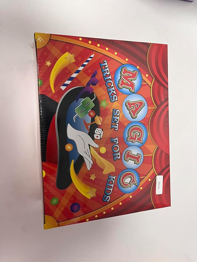 Heyzeibo Magic Kit for Kids - Magic Tricks Games Toy for Girls & Boys, Magician Pretend Play Dress Up Set with Magic Props & More Magic Tricks, Instruction Manual, for Beginners Toddlers
