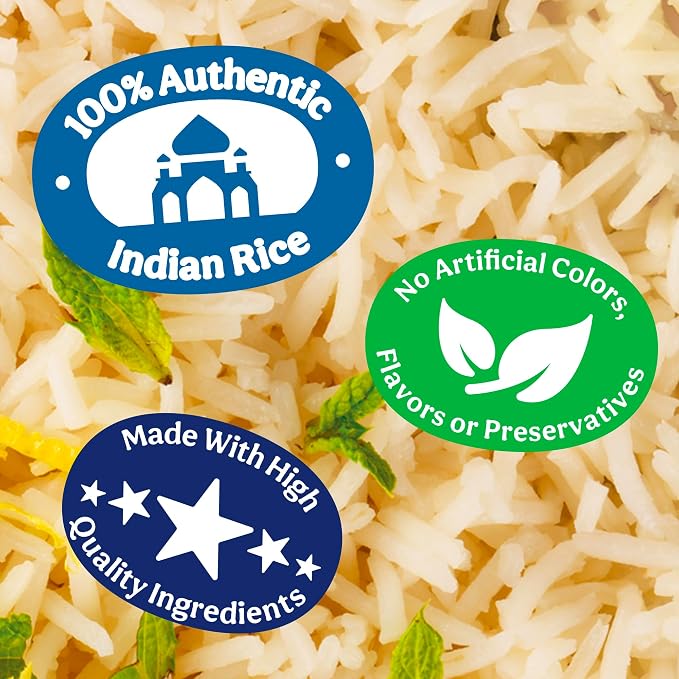 BEN'S ORIGINAL Ready Rice Basmati Rice, Easy Side Dish, 8.5 oz Pouch (Pack of 6)