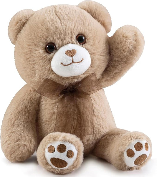 Brown Teddy Bear Stuffed Animal Small Teddy Bear with Heart Plush Toys Stuffed Animals for Her Cute Stuffed Animals Teddy Bears Stuffed Bear Plush 9 Inch Animal Plushies Halloween