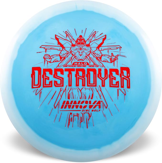 Innova Halo Star Destroyer Disc Golf Driver – Disc Golf Distance Driver, Fast and Stable Power Driver (Colors Will Vary)