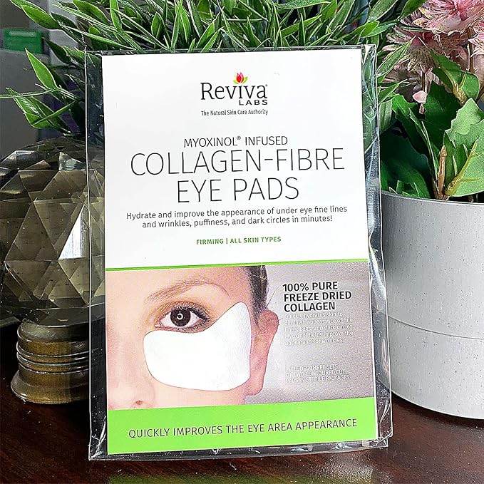 REVIVA LABS Collagen Fibre Eye Pads, 6 CT