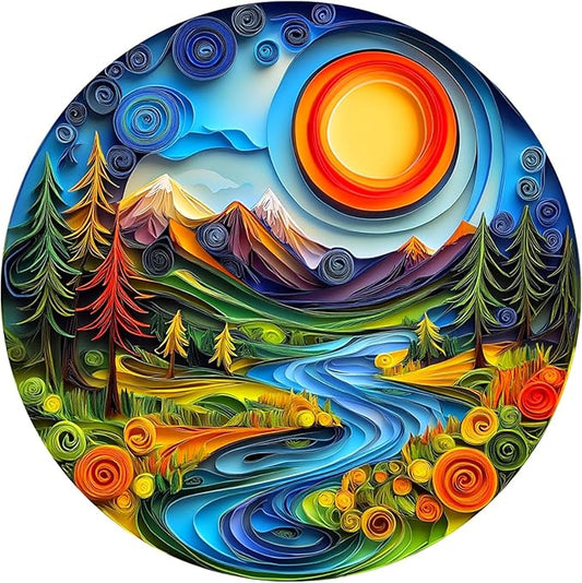 1000 Piece Puzzle for Adults - Canyon Sunrise Landscape Jigsaw Puzzles Paper - Brain Teaser Adult Puzzles - Christmas Birthday Gifts for Women/Men