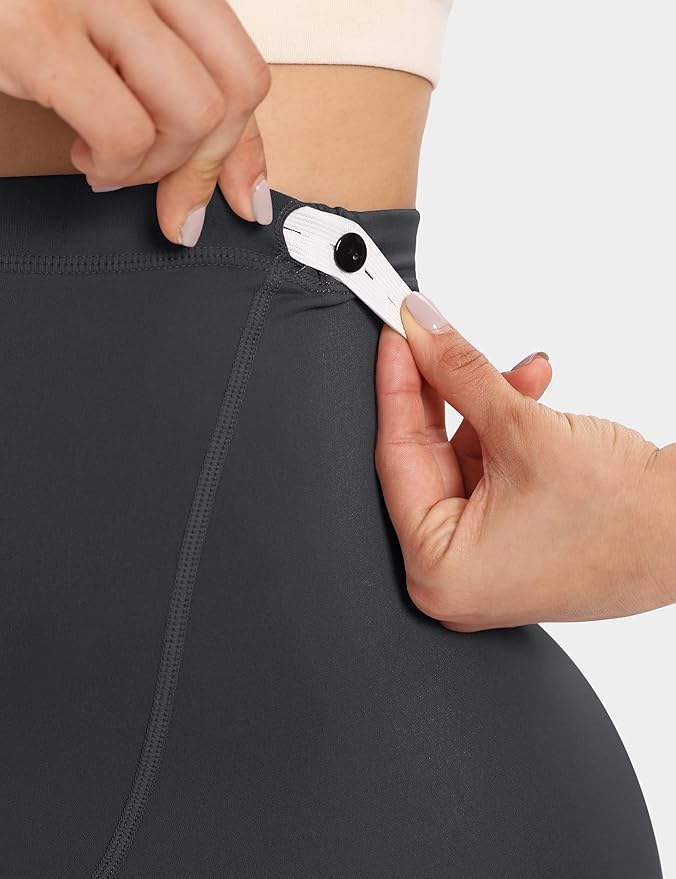Buttergene 1 Pack Women's Maternity Leggings with Pockets Over The Belly Pregnancy Active Wear Workout Yoga Tights Pants