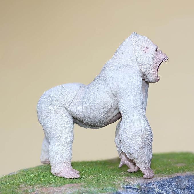 Gorilla Toys Action Figure Rampage Gorilla Fight Mode Gorilla Ape Solid Wild Animal Figurines for Role Playing Story Telling Toy
