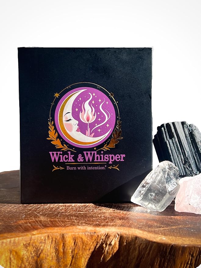 Eucalyptus & Sea Salt Aromatherapy Soy Wax Candle for Morning Reset, Spiritual Cleansing, Breathwork | 10 oz Scented Candle - Zephoria Ritual Candle by Wick & Whisper