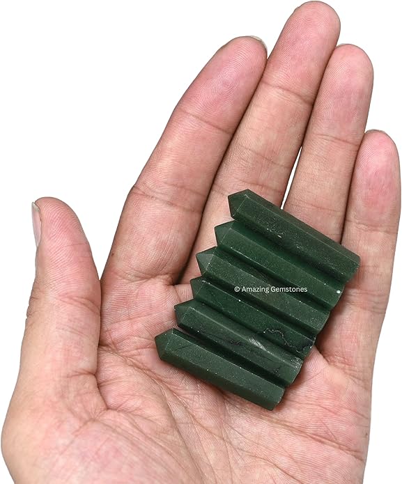 Amazing Gemstone Crystal Points Bulk Healing Crystals & Stones - Premium Single Terminated Healing Wand Point Bulk Crystals for Crafts, Crystal Grid, DIY Work