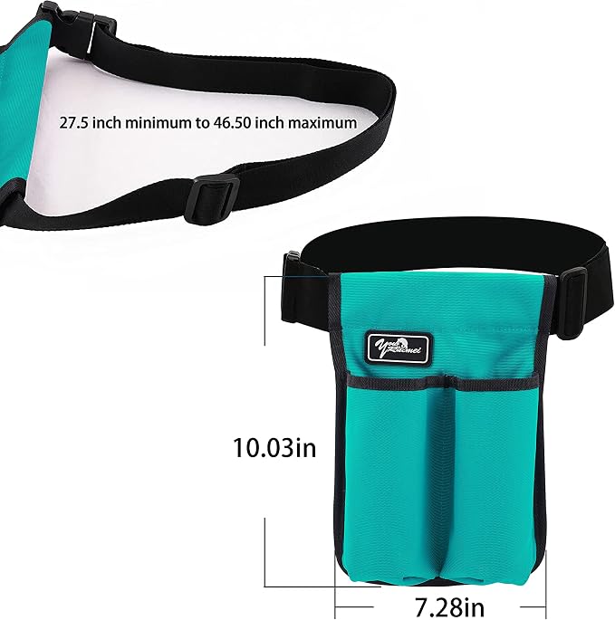 Massage Bottle Bag ，Massage Therapist Holster， Massage Lotion Holster，（YR-2KD-MailGreen）