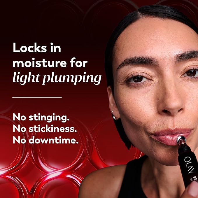 Olay Regenerist Nourishing Treatment, Lip Balm, Plumping Lip Gloss for Women, Fuller Looking Lips & Smoothed Lines, 3-in-1 Mask, Plumper, Gloss - Anti-Aging Skin Care, Shea Butter & Coconut Oil, 0.5oz