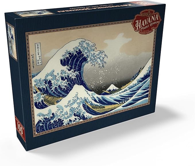 MyPuzzle The Great Wave Off Kanagawa, Katsushika Hokusai - Iconic Japanese Art - Premium 100 Piece Jigsaw Puzzle for Adults