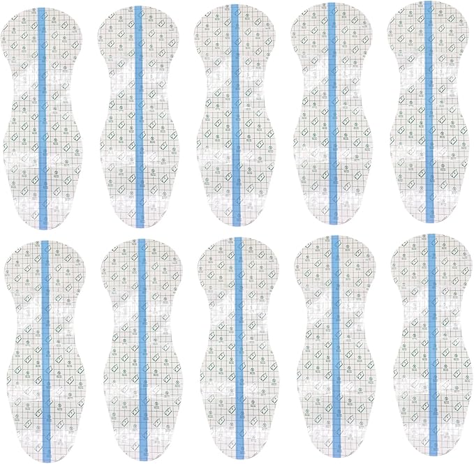 Panty Liners, 10Pcs Menstrual Pads for Swimming, Waterproof Thong Pads Panty Liners, Private Patches for Women Swimsuits and Lingerie Liner/Barrier