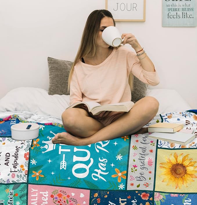Retirement Gift for Woman, Cool Retirement Gifts Women, Retirement Party Decorations, Funny Retired Gifts for Nurse/Teacher/Coworker/Mom, Soft Blanket 60x50in