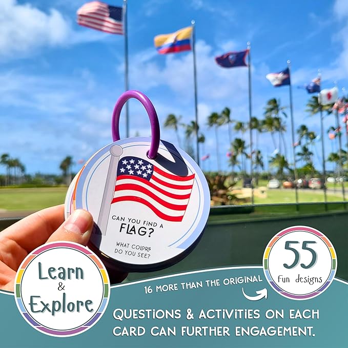 Children's Scavenger Hunt: Travel Edition - Expansion Pack | Toddler Car Activities | Road Trip Toys | Games for 2, 3 Year Old's & Up | Kids Educational Scavenger Hunt Cards
