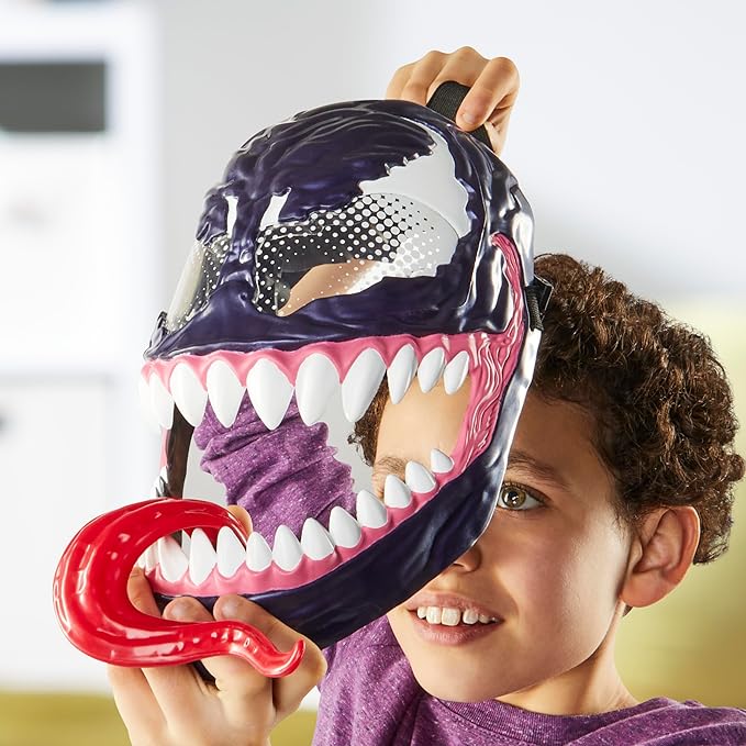 Spider-Man VenomVersus Venom Mask, Costume for Boys & Girls, Super Hero Roleplay Toys for Kids Ages 5+