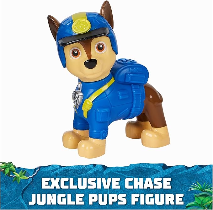 Paw Patrol Jungle Pups, Chase Tiger Vehicle, Toy Truck with Collectible Action Figure, Kids Toys for Boys & Girls Ages 3 and Up