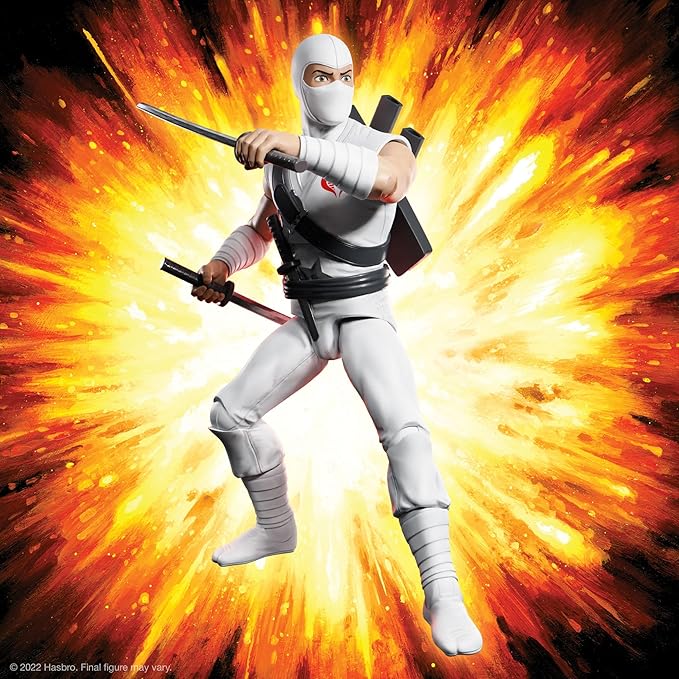 Super7 ULTIMATES! G.I. Joe Storm Shadow - 7" G.I. Joe Action Figure with Accessories Classic Cartoon Collectibles and Retro Toys