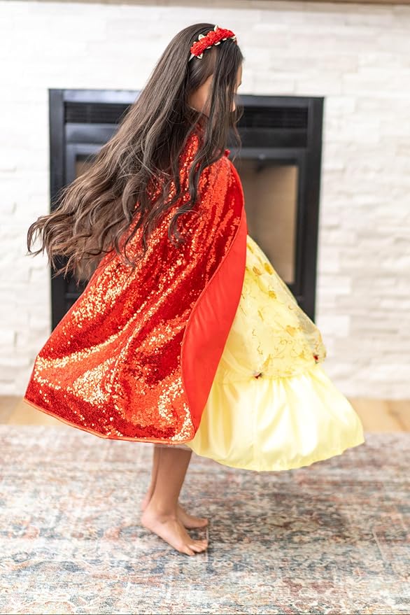 Little Adventures Shimmer Cloak Costume Dressup Ages 3-8 Machine Washable Child Pretend Play& Party Dress Up with No Glitter
