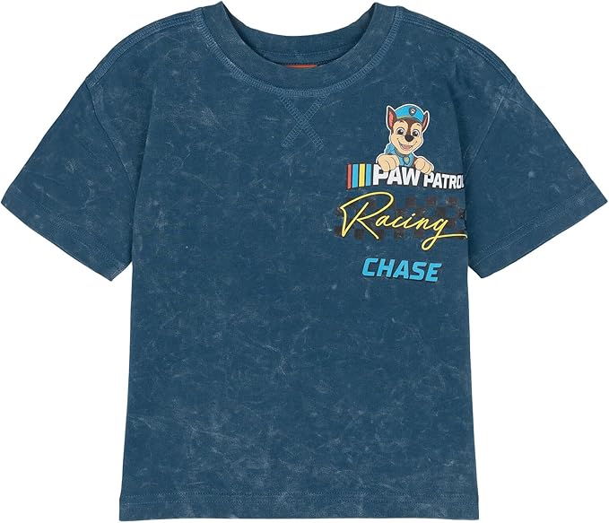 Nickelodeon Paw Patrol T-Shirt and French Terry Shorts Outfit Set Infant to Big Kid Sizes (12 Months - 10-12)