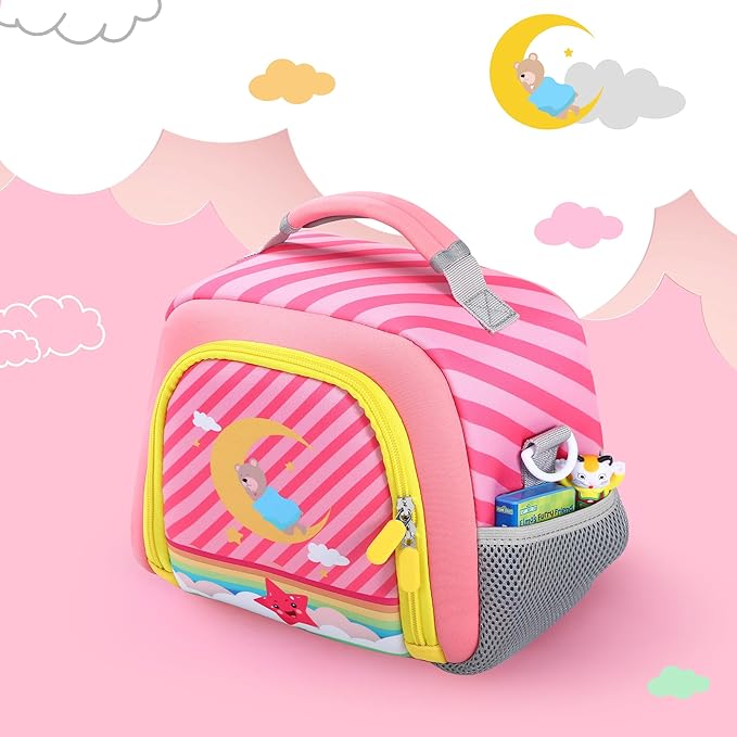 Carrying Bag Compatible with Little Tikes Story Machine Books Starter Set, Kids Toys Storage Case with Handle and Shoulder Strap for Little Tikes, Bag for Storybook Audio Play Character