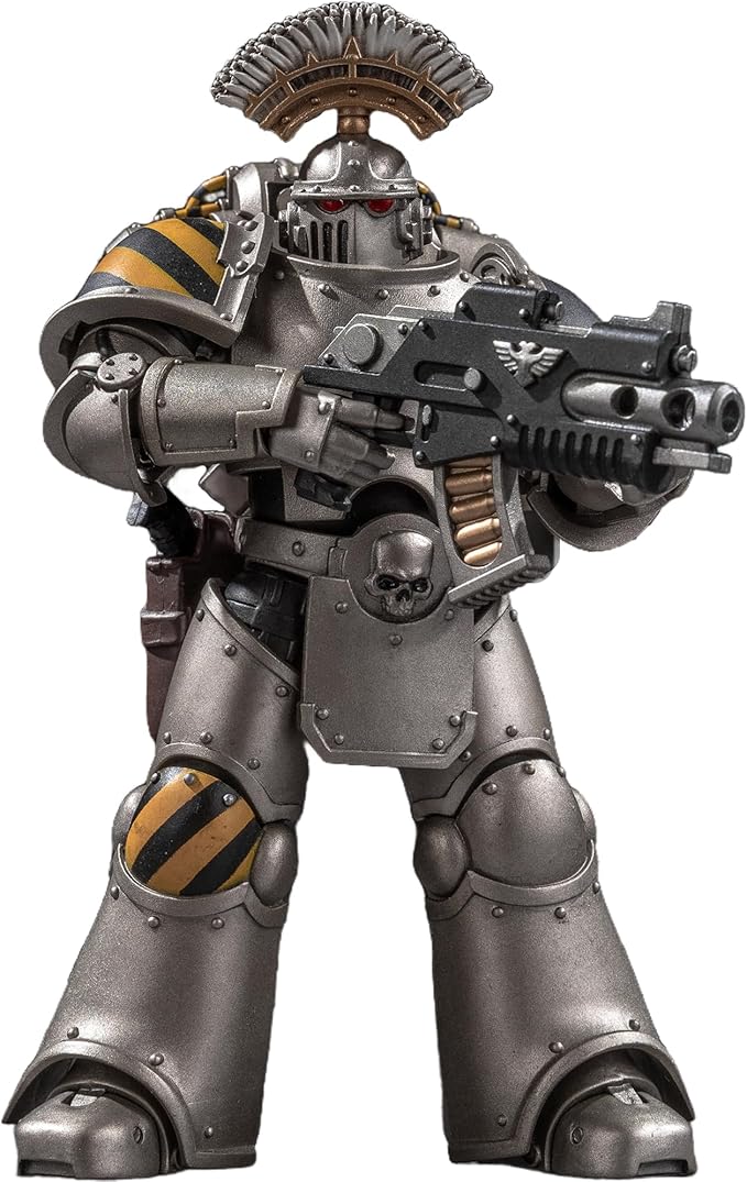 JOYTOY 1/18 Action Figures - Warhammer The Horus Heresy Iron Warriors MKlll Tactical Sergeant - 5‘’,Highly Posable Collectible Model Ages 15+