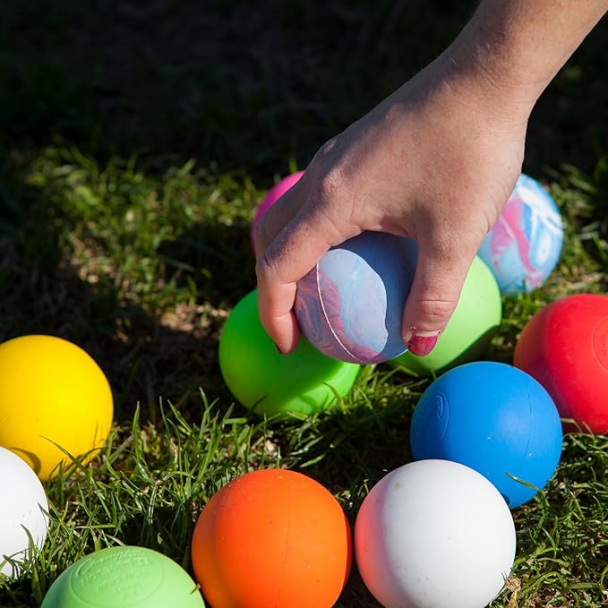 Champion Sports Lacrosse Balls – Official Size SEI Certified, Multi-Color Packs of 3, 6, or 12 for Practice & Games