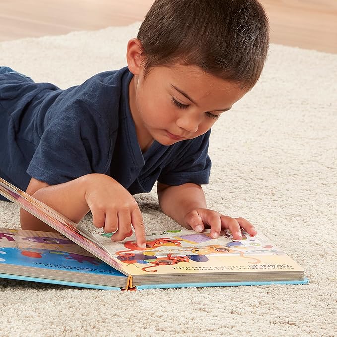 Melissa & Doug Poke-a-Dot! What’s Your Favorite Color? Interactive Children's Board Book with Buttons to Pop, Educational Sensory Toy for Toddlers & Preschoolers Ages 3+ - FSC Certified
