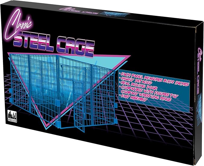Figures Toy Company Classic Steel Cage Wrestling Playset