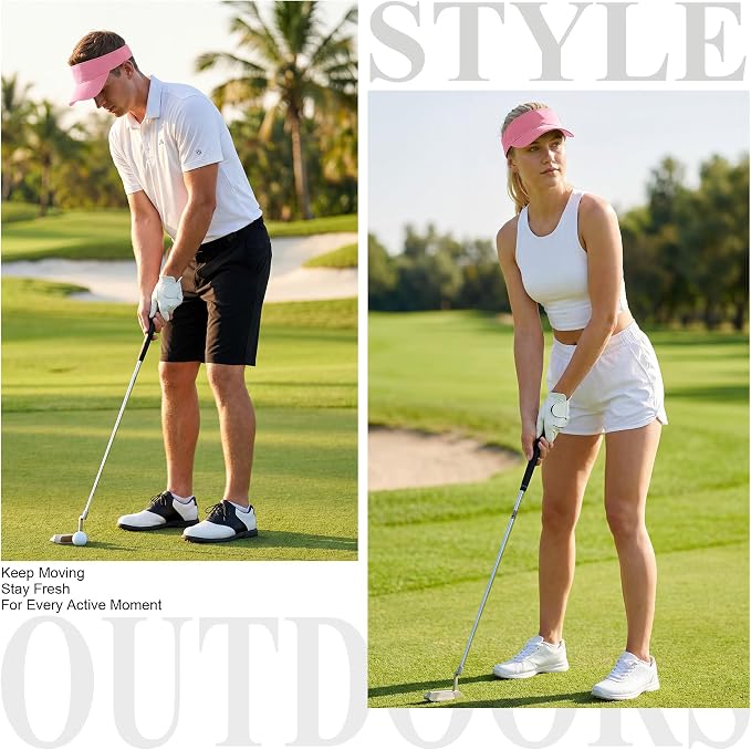 Sports Sun Visor Hats Adjustable Sun Visor Caps for Women and Men