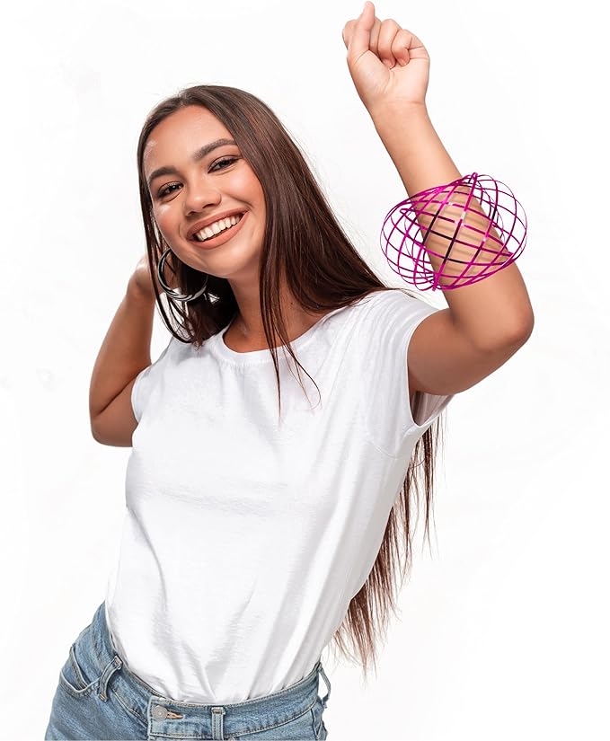 Digital Energy Kinetic Educational Spring Toy - Multi Sensory Interactive 3D Shaped Flow Ring ()