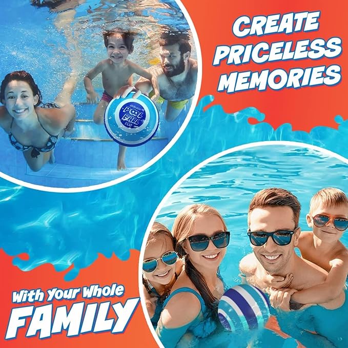 The Ultimate Pool Ball - Fill It with Water to Play Underwater Games - Best Outdoor Toys for Kids Ages 8-12 - Fun Easter Basket Stuffers for Boys & Ideas for 6, 7, 9, 10 & 11 Year Old Girls & Teens