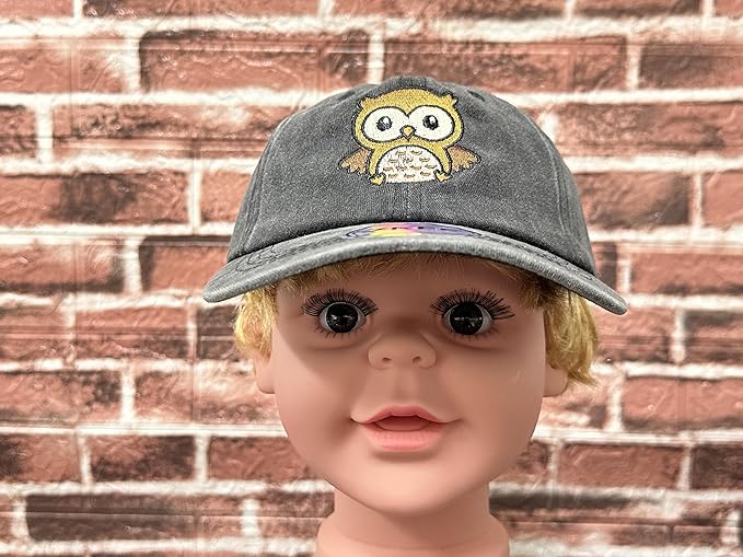 Embroidered Animal Baseball Hats for Boy and Girl