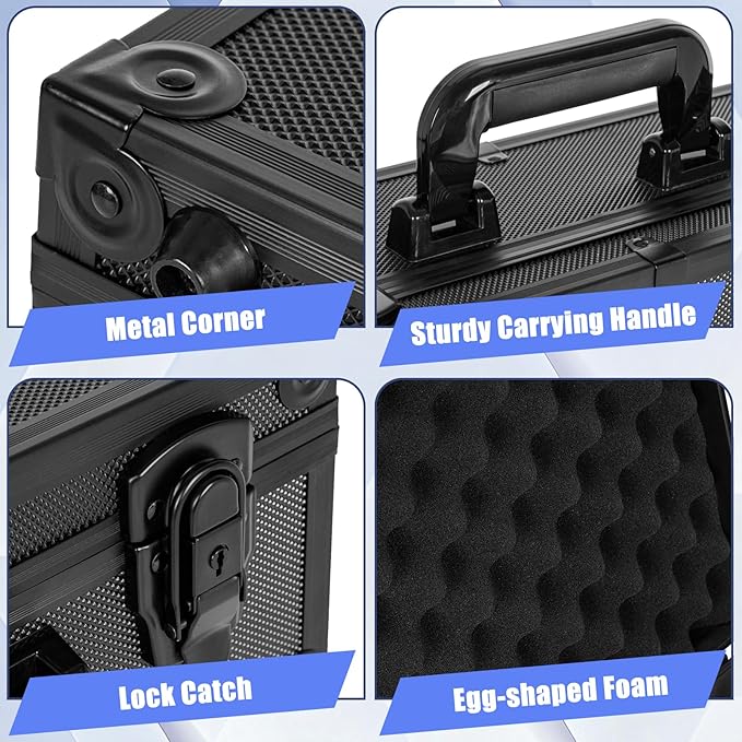 Toploader Storage Box for 3" x 4" 35pt Rigid Card, Top Loader Cards Hard Carrying Case, Sports Card Storage Boxes for Trading Cards, Top Loaders Holder (Holds 580+ Toploaders)
