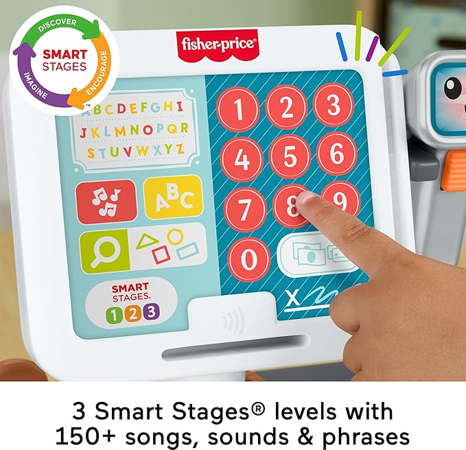 Fisher-Price Toddler Learning Toy Laugh & Learn Count & Shop Cash Register Play Store with 20 Pieces for Pretend Play Kids Ages 2+ Years